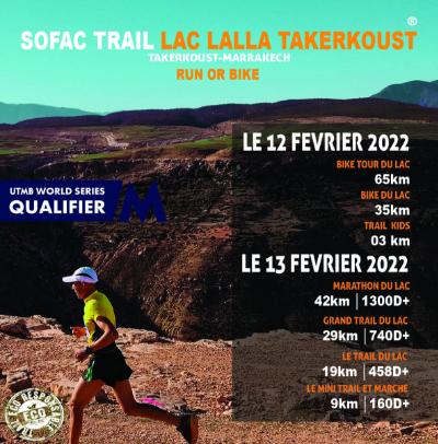 SOFAC TRAIL LAC LALLA TAKERKOUST 2024 - MARATHON DU LAC 42KM