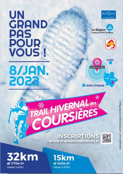 Trail hivernal des Coursières 2018 - 15 Km