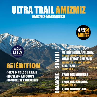TRAIL AMIZMIZ - MARRAKECH 2019 - 66km